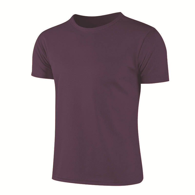 Quick-drying T-shirt Round Neck Short-sleeved Shirt Work Clothes Outside