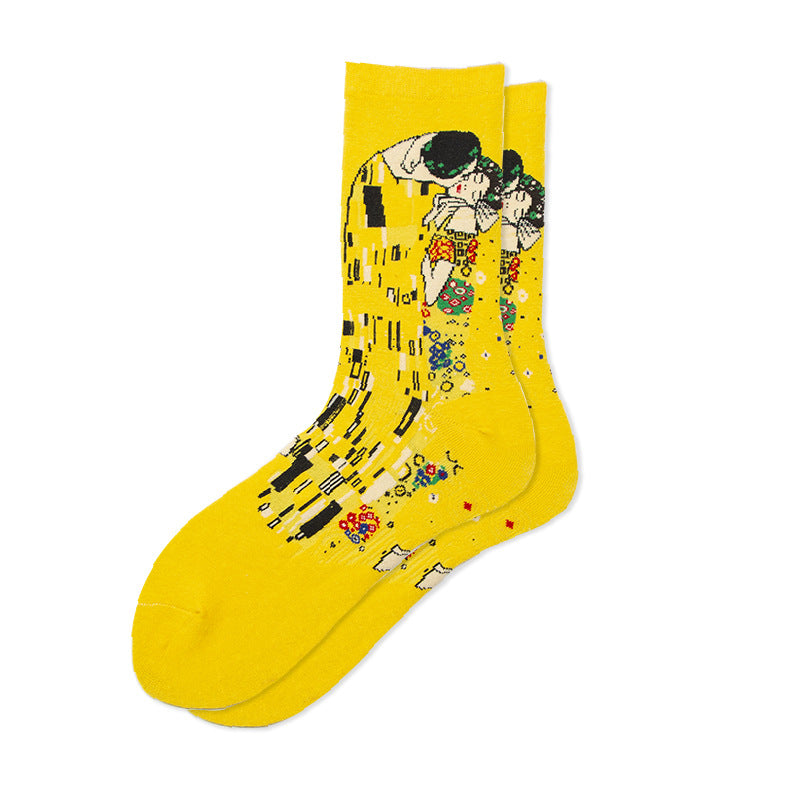 Starry Sky Cotton Sock Mid-calf