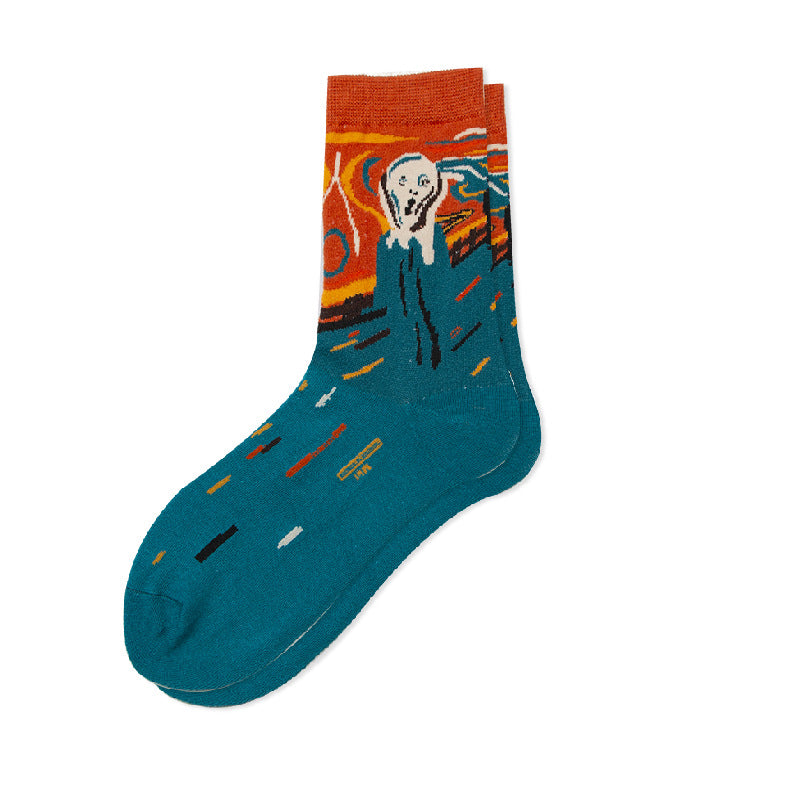 Starry Sky Cotton Sock Mid-calf