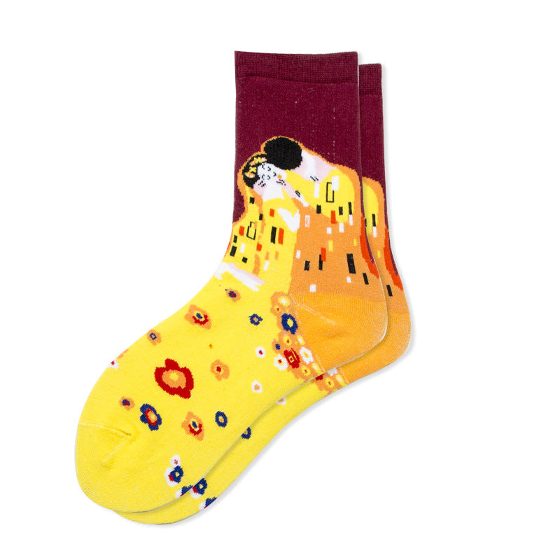 Starry Sky Cotton Sock Mid-calf