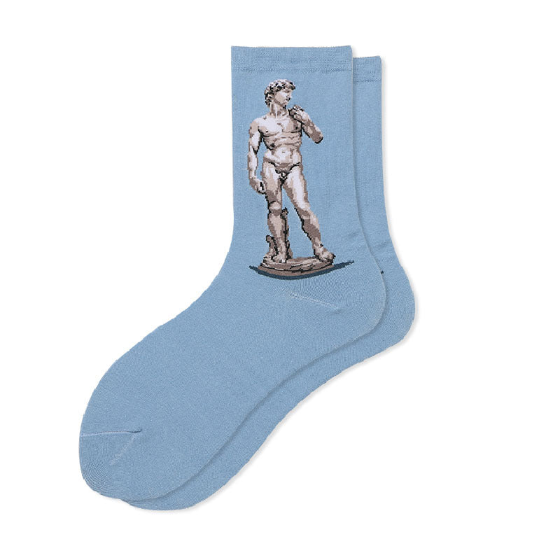 Starry Sky Cotton Sock Mid-calf