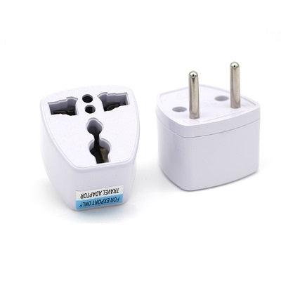 European Standard Adapter Socket Change Over Plug European Standard Round Flat Power Plug