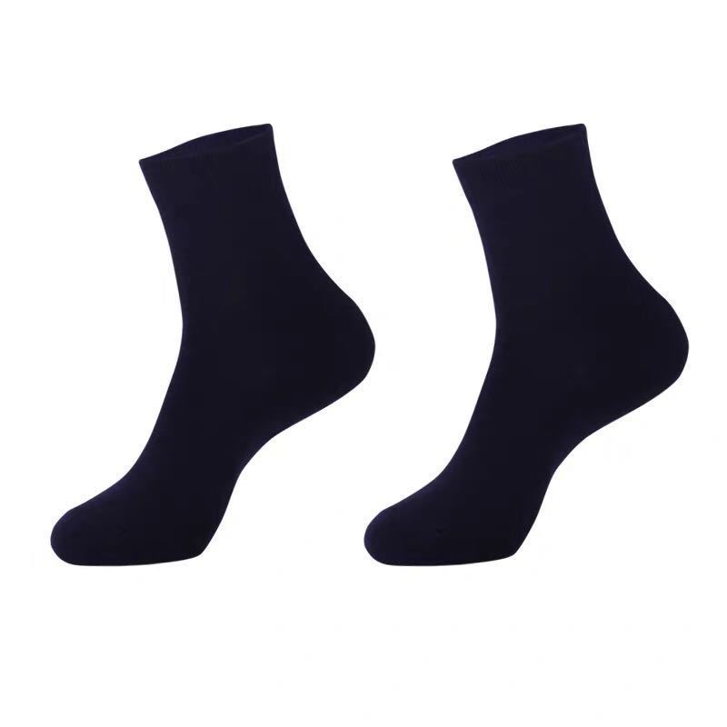 Black And White Gray Boat Socks Tube Socks Men And Women Thick Socks