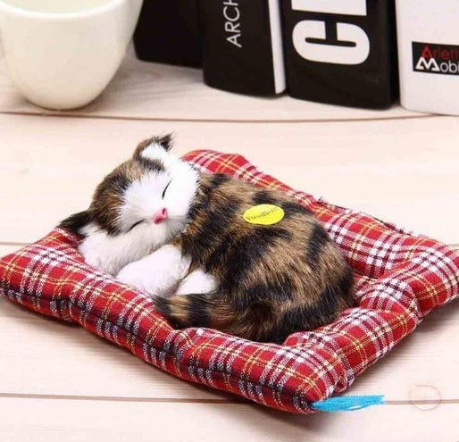 Cat Sleeping Doll With Meow Sound