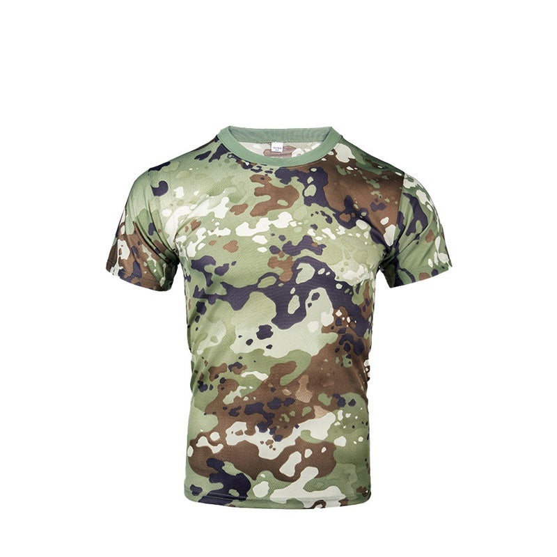 Men's Fashion Casual Outdoor Camouflage Clothing Short-sleeved