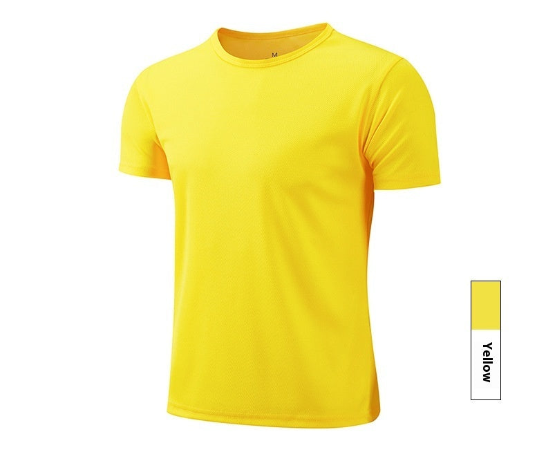 Quick-drying T-shirt Round Neck Short-sleeved Shirt Work Clothes Outside