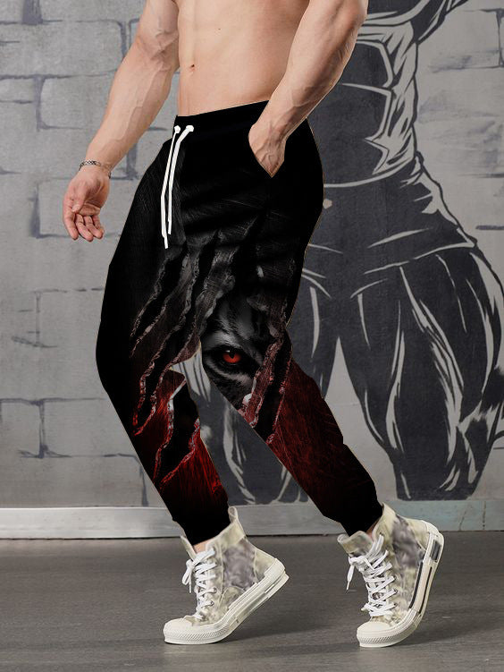 3D Digital Printing Men's Trousers Sports Pants