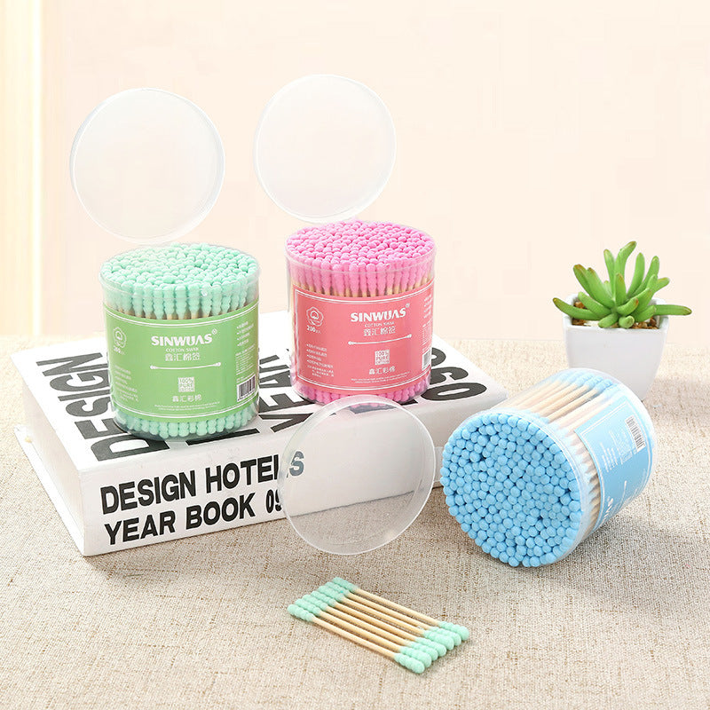 Colored cotton swab cotton stick box packing ear