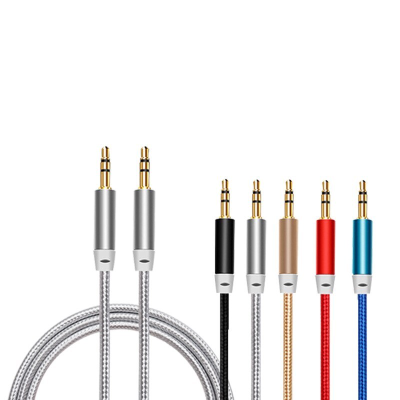 Mobile Phone Aux Knitting Audio Earphone Cable