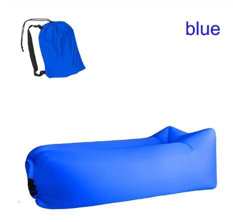 Outdoor Air Sofa Fast Inflatable Laybag Hangout Lounger Beach Air Bed Folding Sleeping Bag Lazy Sofa Lazy Air Sofa