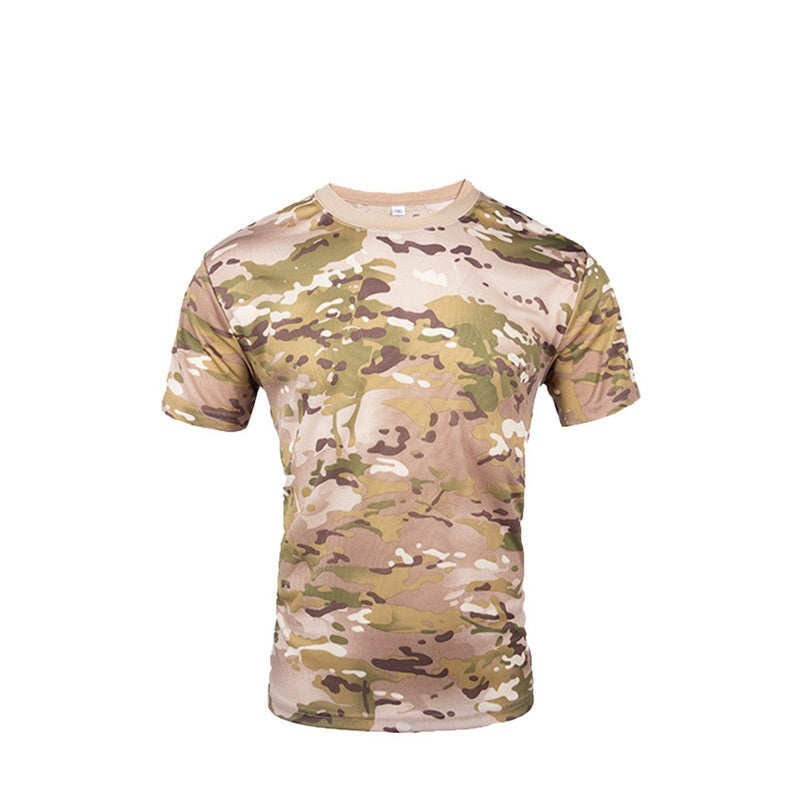 Men's Fashion Casual Outdoor Camouflage Clothing Short-sleeved