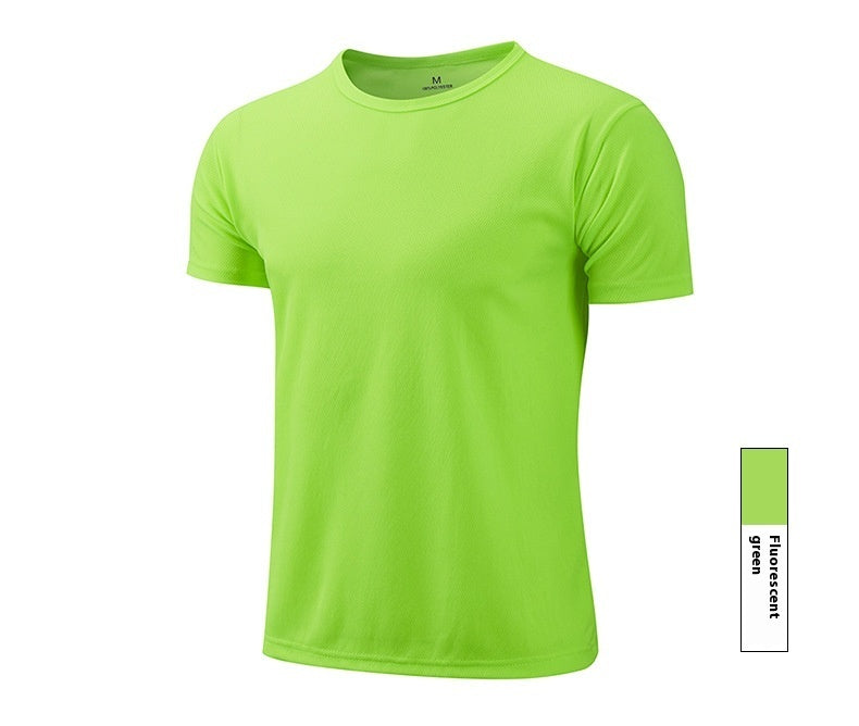 Quick-drying T-shirt Round Neck Short-sleeved Shirt Work Clothes Outside