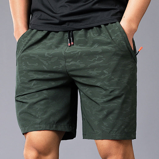 Quick-drying Shorts Men's Summer Thin Loose Plus Size Shorts Fat Outer Wear Running Sports And Leisure Pants Men