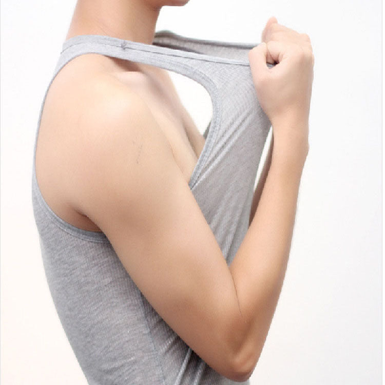 Men's Bottoming Solid Color Tight Sports Vest