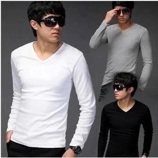 Men's casual long sleeve t-shirt