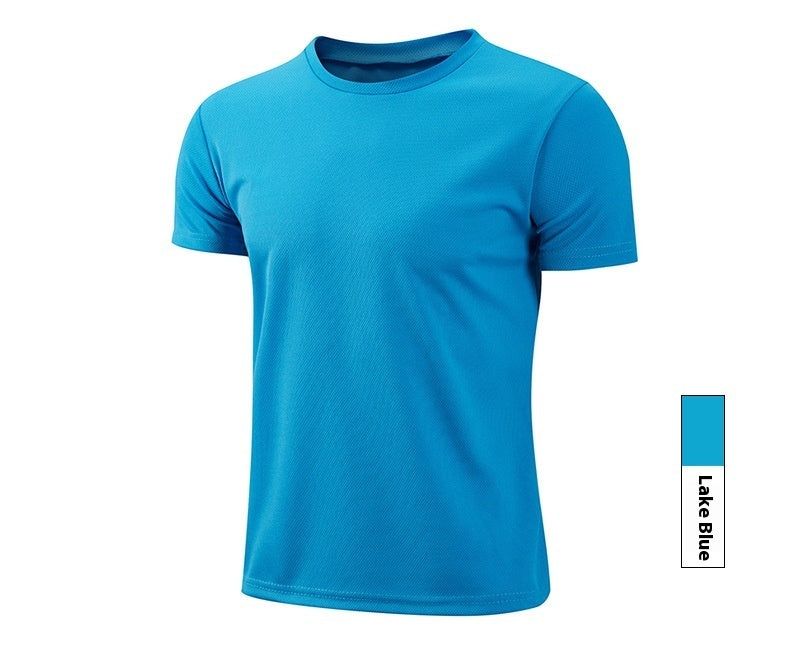 Quick-drying T-shirt Round Neck Short-sleeved Shirt Work Clothes Outside