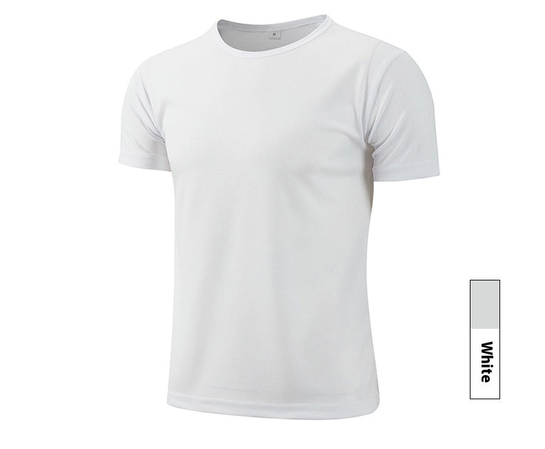 Quick-drying T-shirt Round Neck Short-sleeved Shirt Work Clothes Outside