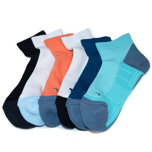 Professional Badminton Socks Color Matching Sports Left And Right Feet Non-slip