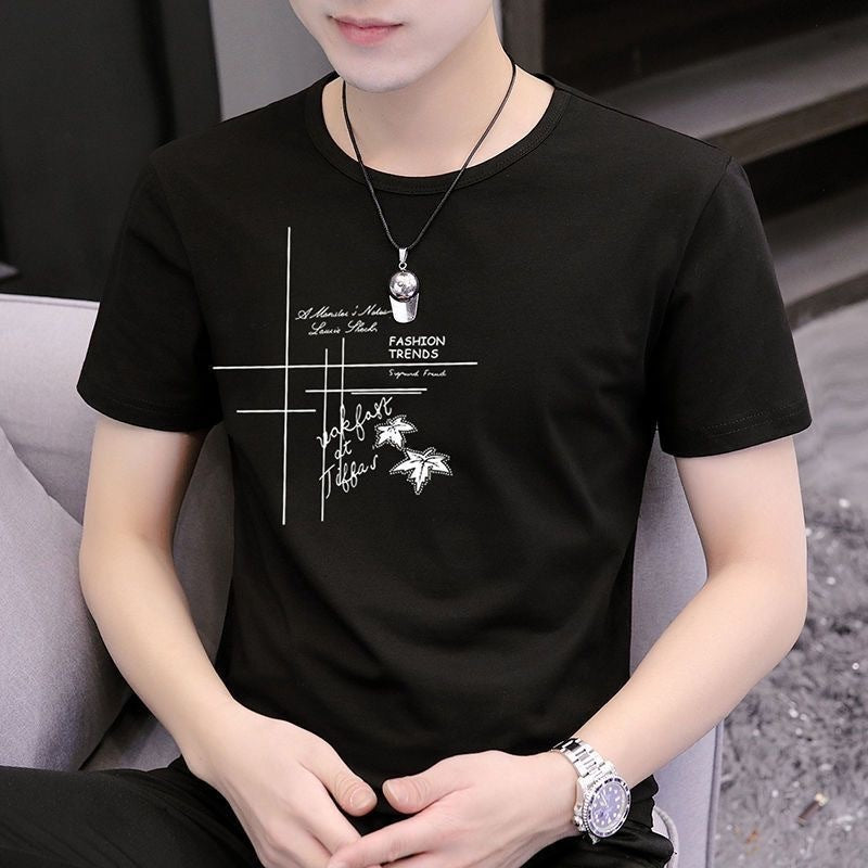 Summer Linen Men's Slim T-shirt