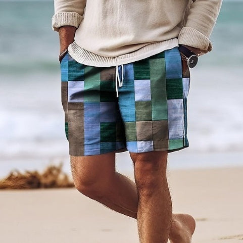 Summer Breathable Fashion Hawaiian Beach Pants Trade 3d Printed Casual Shorts