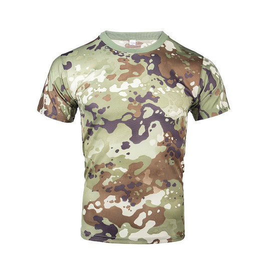 Men's Fashion Casual Outdoor Camouflage Clothing Short-sleeved