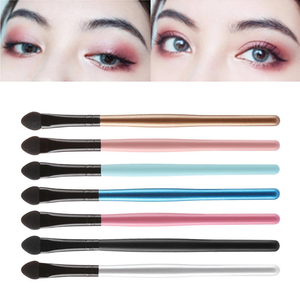 Hot 1pc Long handle Eyeshadow Brush Portable Eyebrow Sponge Stick Eyeshadow Applicator Concealer Lip Brush Cosmetics Tools