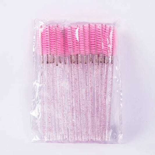 New 50/5pcs Eyelash brushes Extension Disposable Eyelashes Make Up Brushes Eyebrow Mascara Wand Applicator Flexible Makeup Tools