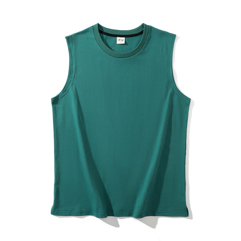 Cotton Sleeveless T-shirt Men's Plus Size Sports