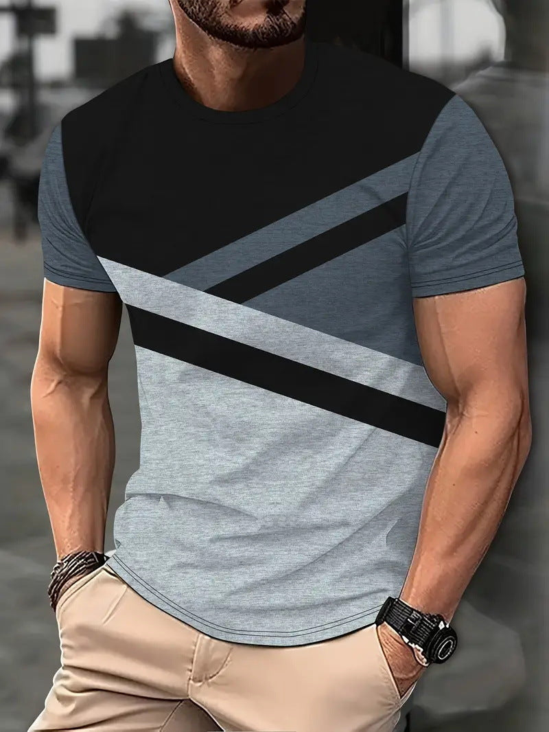 Men's Clothing Sports Digital 3DT T-shirt Short Sleeve