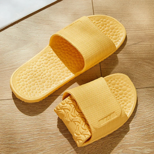 Foldable Home Slippers Hotel Travel Portable Slides Non-Slip Bathing House Guest Use Men Women Unisex Flat Shoes Salon Homestay