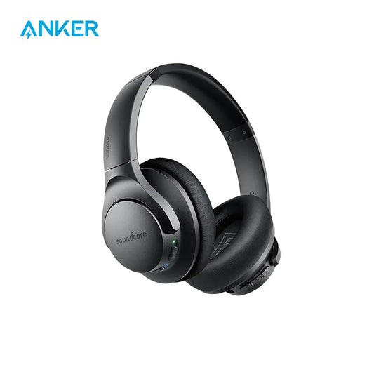 سماعات Anker Soundcore Life Q20 Hybrid النشطة المانعة للضوضاء، سماعات رأس بلوتوث لاسلكية فوق الأذن