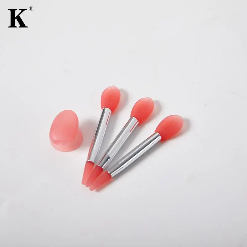 1/3Pcs Soft Silicone Lip Balms Lip Mask Brush With Sucker Dust Cover Lipstick Cosmetic Makeup Brushes Lipstick Brush Storage Box