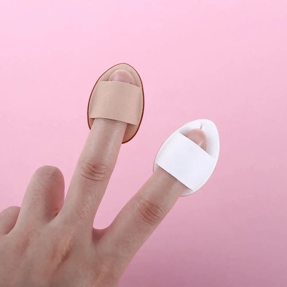 Finger Shape Makeup Puff Tools Dry Wet Dual-use Sponge Puff Mini Size Cosmetic Puff Highlighter Blender Thumb Air Cushion Puff