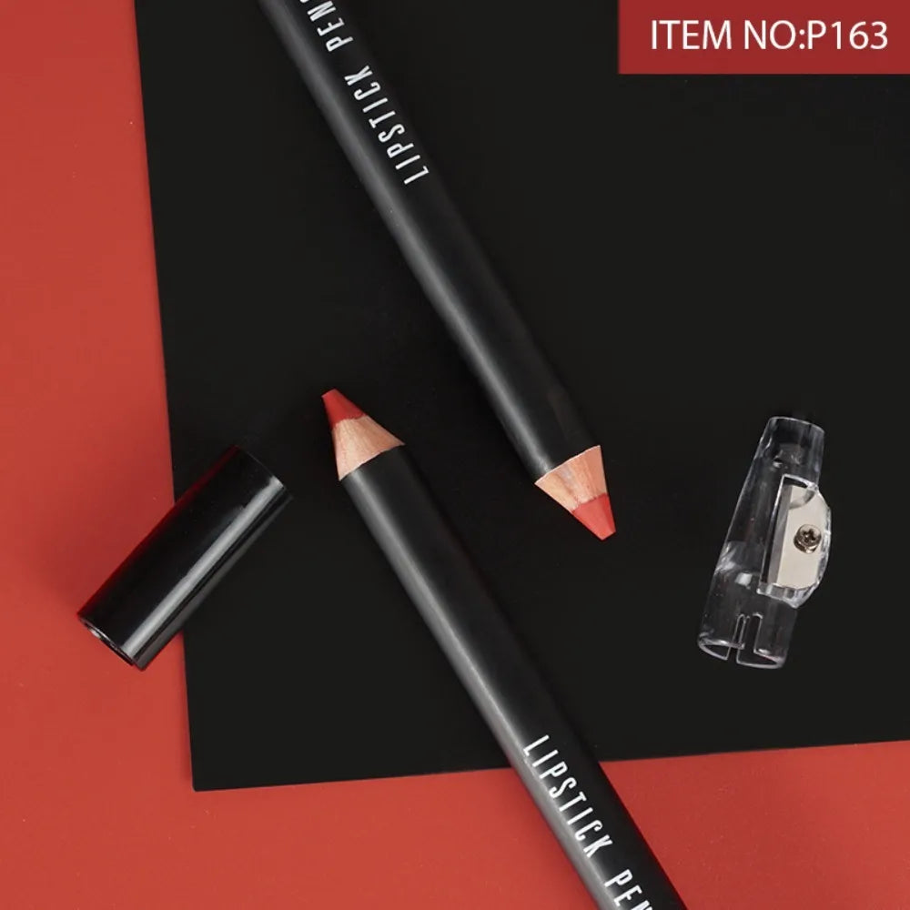 Black Eyeliner Smooth Easy to Wear Eyes Brightener Waterproof Long-lasting Eyeliner Pencils with Pencil Sharpener Makeup Tool