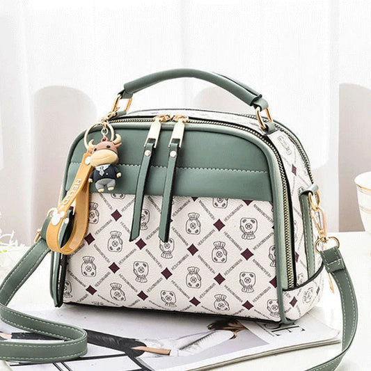 حقيبة كتف نسائية من DesignerFashion Crossbody مع حقائب يد نسائية من جلد البولي يوريثان