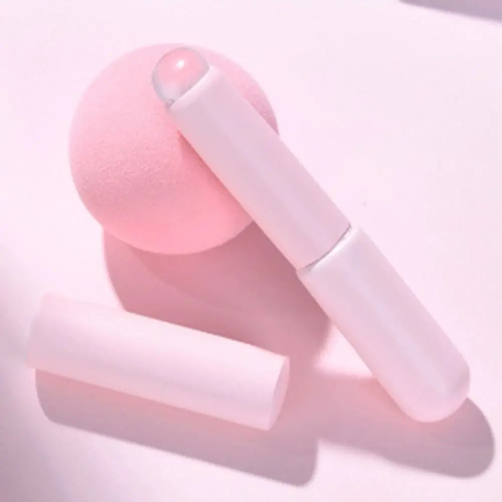 Silicone Lip Brushes Elastic Angled Round Head Lipstick Applicator Reusable And Multi Functional Lip Lip Gloss Makeup Brushes