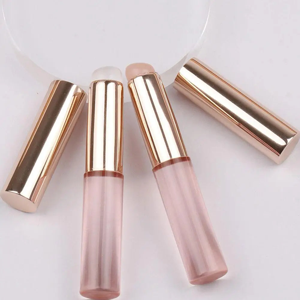 Silicone Lip Brush Angled Concealer Makeup Brush Tool Portable Round Head Like Fingertips Q Soft Lipstick Brush Concealer Brush