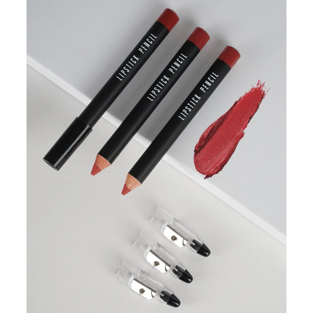 Black Eyeliner Smooth Easy to Wear Eyes Brightener Waterproof Long-lasting Eyeliner Pencils with Pencil Sharpener Makeup Tool