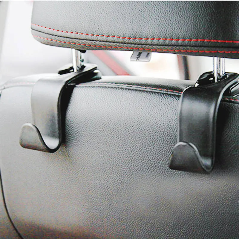 4Pcs Car Seat Back Hook Rear Interior Portable Hanging Bag Purse Holder Universal Storage Auto Fastener Clip for Car Accessories