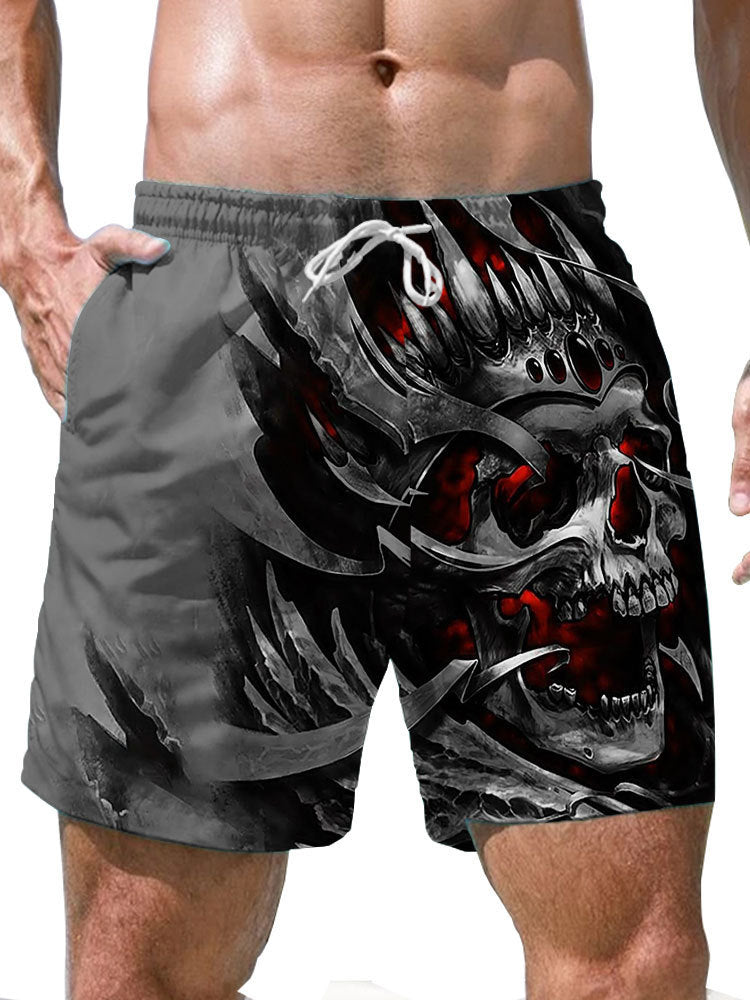 Shorts Casual Loose Men's 3D Digital Personalized Printed Beach Pants