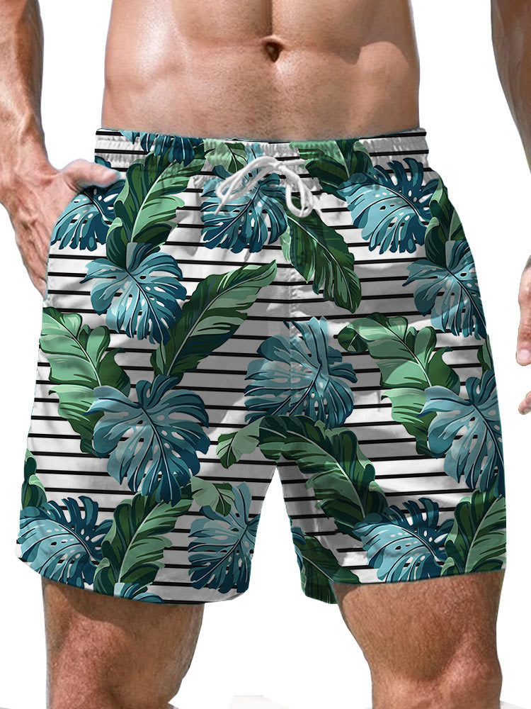 Shorts Casual Loose Men's 3D Digital Personalized Printed Beach Pants