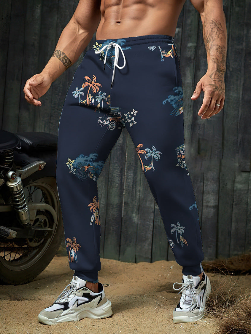 3D Digital Printing Men's Trousers Sports Pants