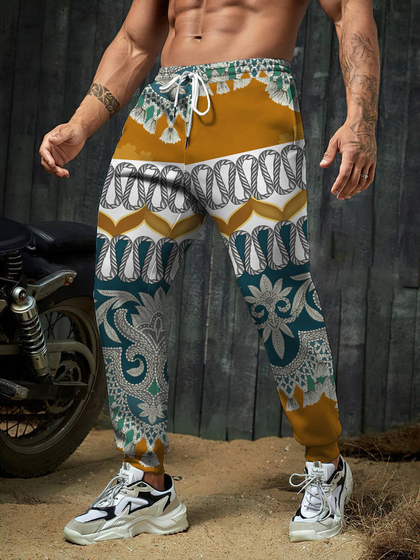 3D Digital Printing Men's Trousers Sports Pants