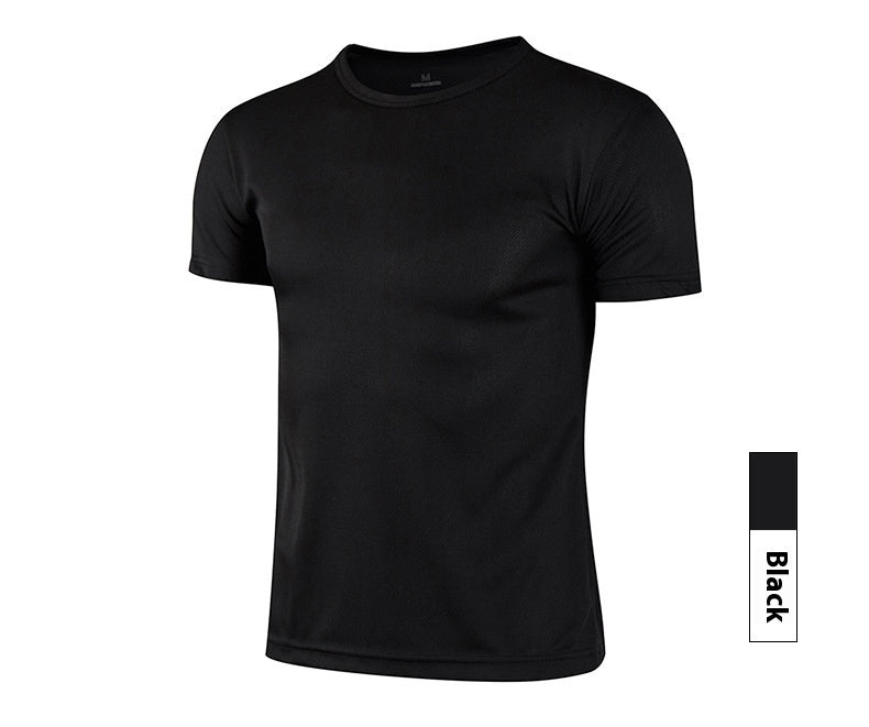 Quick-drying T-shirt Round Neck Short-sleeved Shirt Work Clothes Outside