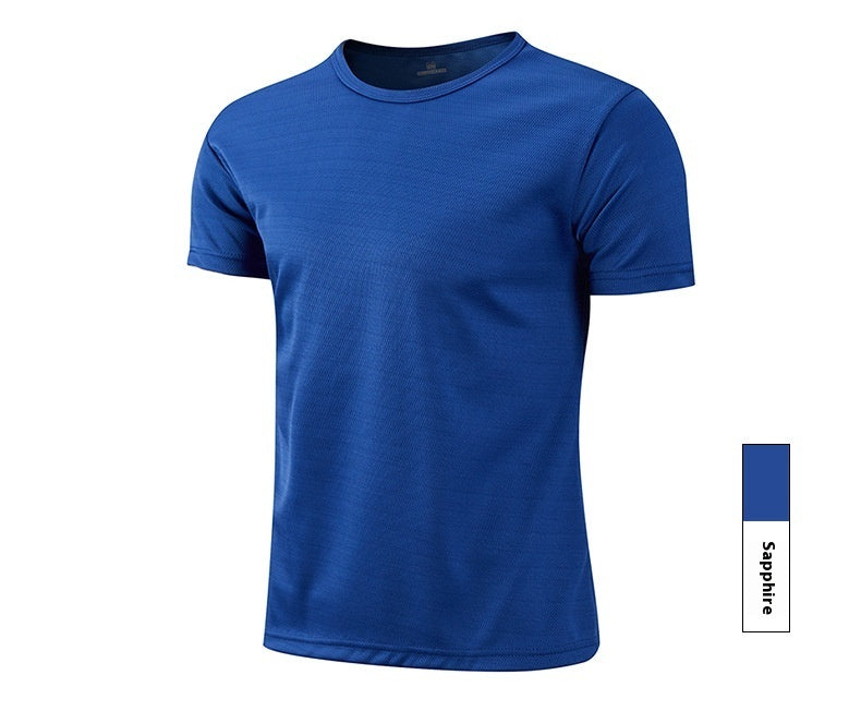 Quick-drying T-shirt Round Neck Short-sleeved Shirt Work Clothes Outside