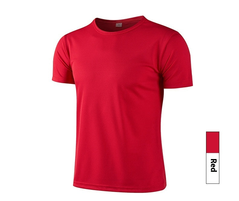 Quick-drying T-shirt Round Neck Short-sleeved Shirt Work Clothes Outside